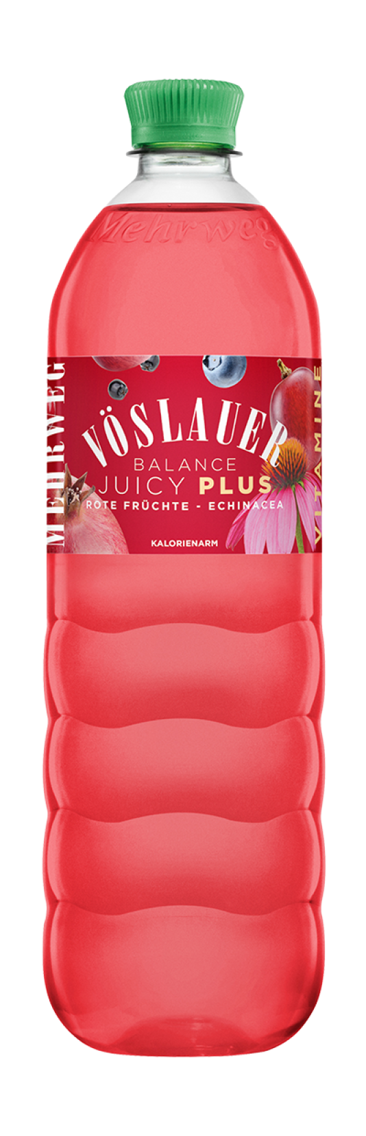 Juicy Plus Rote Früchte - Echinacea 1,0 l PET-Mehrweg